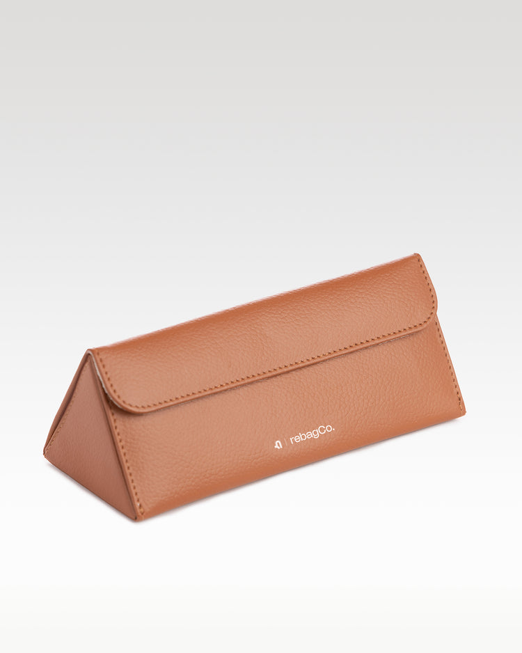 Vault Eyewear Case brown – side profile view