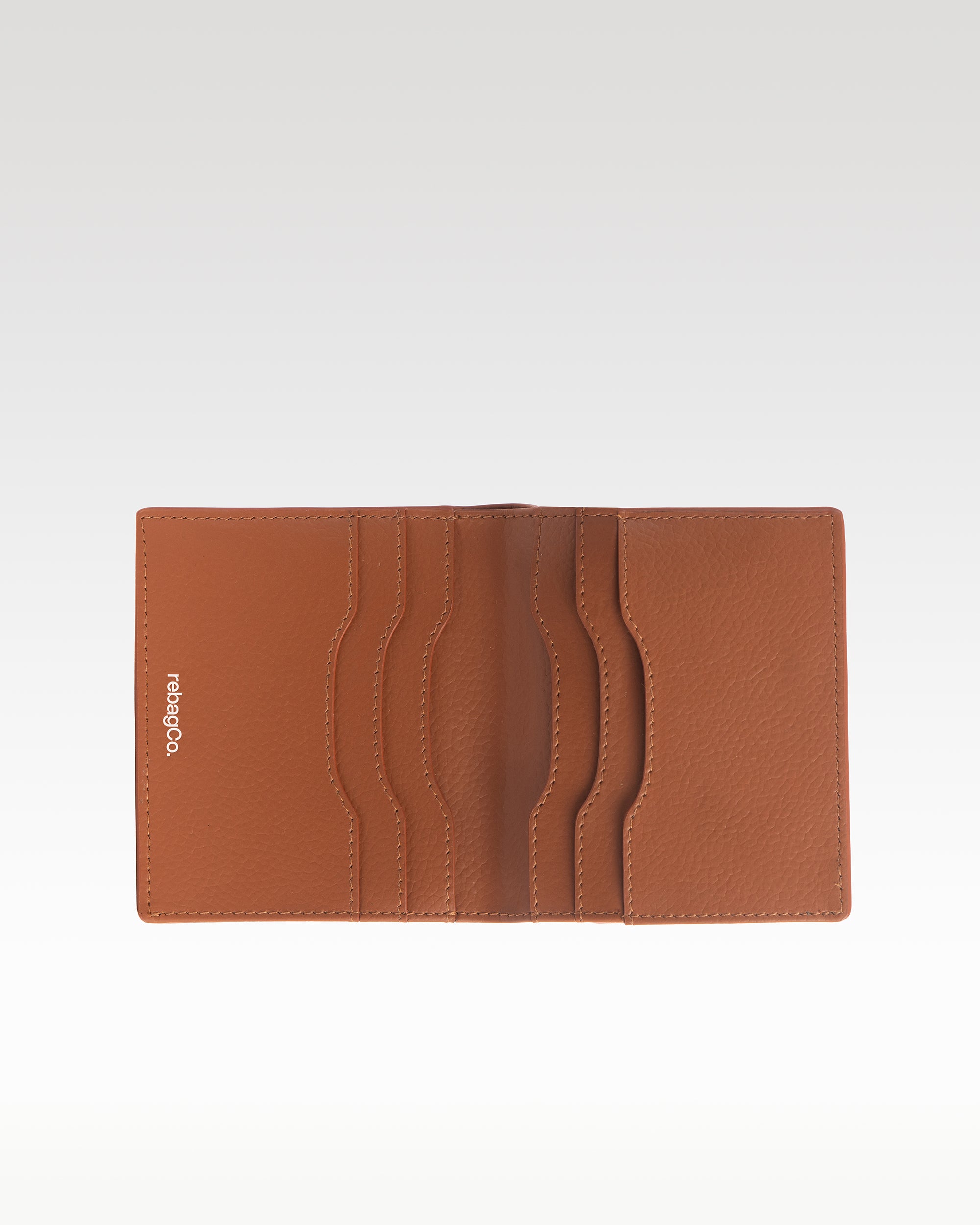 Slim Edit Wallet in brown – back view