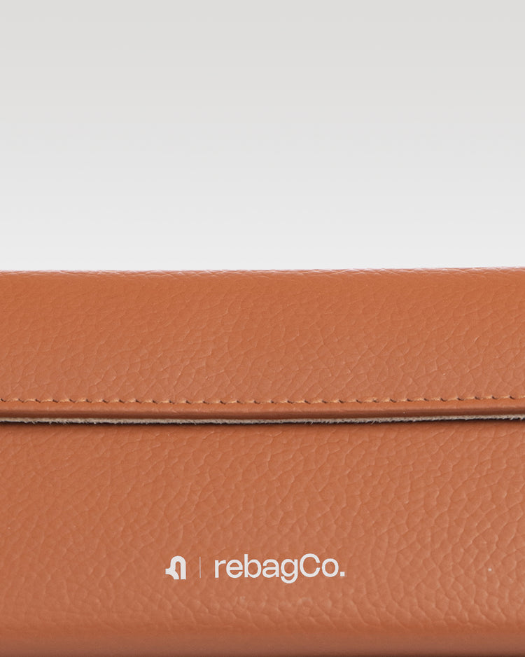 Vault Eyewear Case in brown – back view
